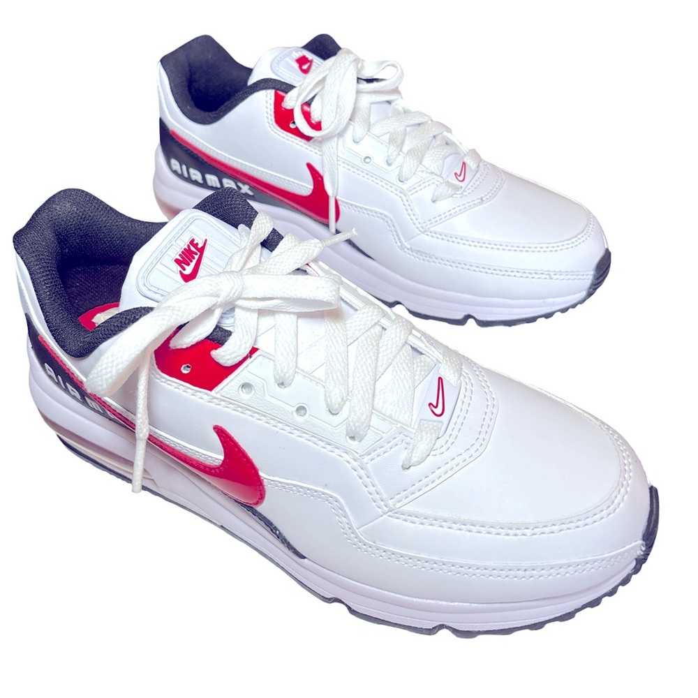 Nike Men's Airmax LTD 3 Sneakers in White and Red Size 8 Almost New